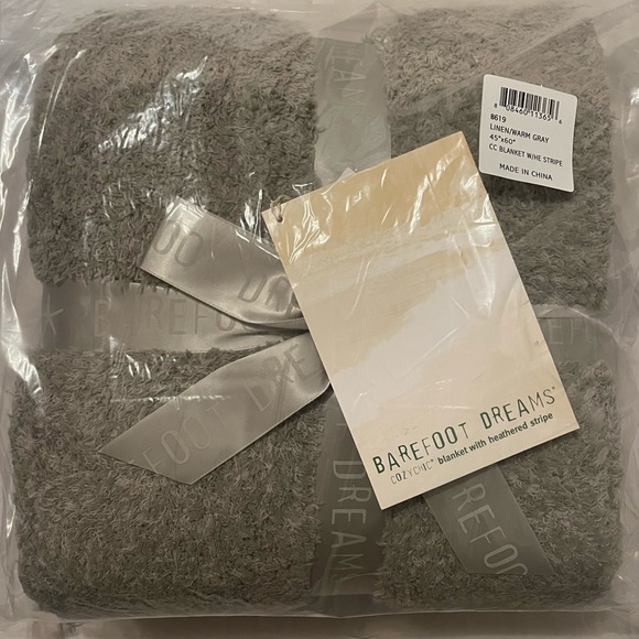 Barefoot Dreams Bedding Barefoot Dreams Luxe Heathered Stripe Throw